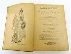 1903 Satan in Society Antique Book