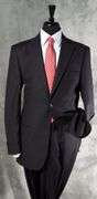 Black Stripe Suit By Galante, Made In Italy