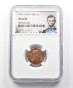 MS64 RD 1970-S Small Date Lincoln Memorial Cent NGC