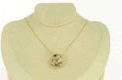 14K Yellow Gold Asch Grossbardt Mother of Pearl Pendant