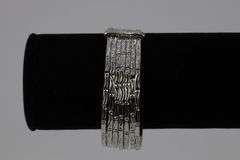 .925 Sterling Silver 7 Day Baby Bangle Bracelet Inside Diameter 50mm