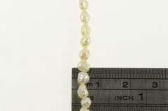 14K Yellow Gold Pearl Beaded Vintage Classic Statement Bracelet