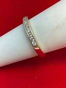 LADIES 14K YELLOW GOLD DIAMOND BAND