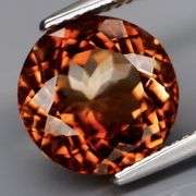 Simply superb 7.03ct eye clean Imperial Topaz solitaire