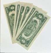 3 Each 1953 1963 $2 Red Seal US Notes