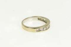 14K White Gold 1.00 Ctw Diamond Classic Wedding Band Ring