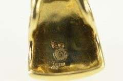 14K Yellow Gold Asch Grossbardt Mother of Pearl Pendant