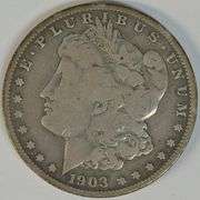 Rare key date 1903-S Morgan Silver Dollar in circ