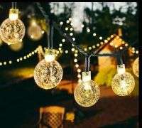 100 LED Solar String Lights 40-feet