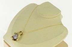 14K Yellow Gold La Triomphe Pearl 0.20 Ct Diamond Pendant