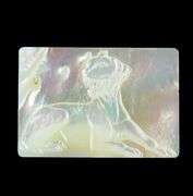 Shimmering 30ct dog carving in Mother of Pearl
