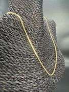 10k Yellow Gold-Hollow Franco Wheat Rope Chain 1.85mm Necklace 18"