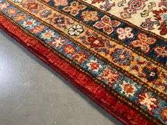 EXQUISITE FINE SUPER KAZAK RUG 9'.2"x12'.3"