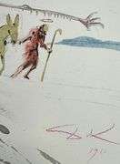 Highly Collectible and Rare Salvador Dali Original Llithograph from the  'Biblia Sacra' Suite