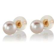 14k Gold Japanese Akoya Pearl Earrings