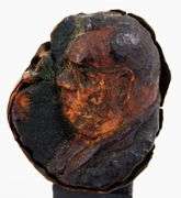 Early Hand Carved Chestnut - Profile of Man