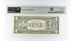 PMG 64 Choice Unc $1 1981 FRN Richmond Fr#1911-E Misalignment Error