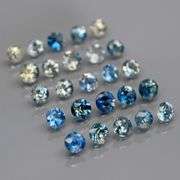 Heated only! 4.11ct diamond cut Australian Sapphire set