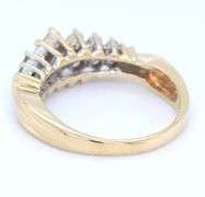 14kt Yellow gold 1.50ctw double row diamond band