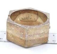 Vintage 925 sterling silver Mexico wide cuff bangle