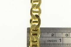 Gold Plated 7.9mm Thick Wide Anchor Link Chunky Chain Necklace