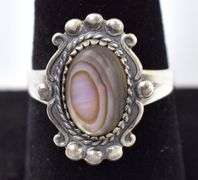Amazing 925 Abalone Shell Ring