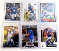 6 Matthew Stafford Lions QB Football Cards