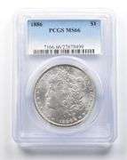 1886 Morgan Silver Dollar MS66 PCGS