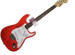 Heart Autographed Fender Guitar w Barracuda Lyrics Exact Proof JSA