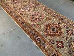 FINE SUPER KAZAK RUNNER 2'.6"x9'.8"