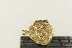 14K Yellow Gold Ornate Aries Ram Astrology Sign Zodiac Charm/Pendant