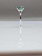 Sparkling Rare 5 Ct Emerald Green Fire Moissanite Ring