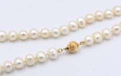 Fresh water pearl strand necklace