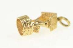 14K Yellow Gold 3D Articulated Well Bucket Vintage Charm/Pendant