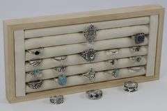 .925 Sterling Silver Ring Assortment Various Sizes & Styles (20 Ring Lot)