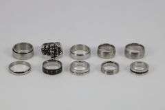 Stainless Steel Ring 316L Lot of 10 Rings