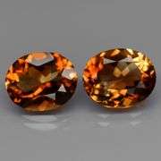 Simply brilliant 10.12ct Imperial Topaz pair