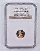 2008-W $5 American Gold Eagle 1/10 Oz Gold PF70 UCAM NGC