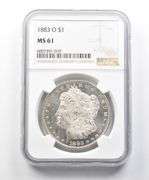 MS61 1883-O Morgan Silver Dollar NGC Great Contrast