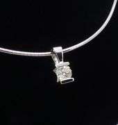 1.18CT Diamond Solitaire Pendant Necklace
