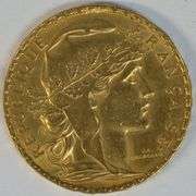 Super choice BU 1912 France 20 Francs Gold 'Rooster'