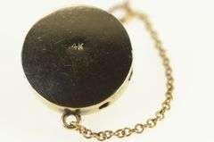 14K Yellow Gold Victorian Slide Bracelet Safety Chain Charm/Pendant