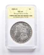 1880-O Morgan Silver Dollar MS66 WCG