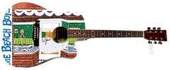 The Beach Boys Bruce Johnston Autographed 1/1 Custom Graphics Acoustic Guitar ACOA