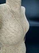 10k Yellow Gold-Hollow Figaro Link Chain 2.6mm 060 Gauge Necklace 22"