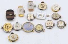 Various watch movements
