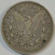 Rare key date 1893-O Morgan Silver Dollar. Nice circ