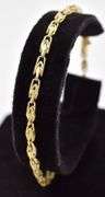 Blissful 14K Yellow Gold Fancy Link Bracelet