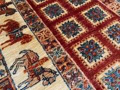 EXQUISITE UNIQUE KAZAK RUNNER 2'.7"x9'.8"