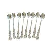 Vintage 56 Piece Monogrammed “K” Silverplate Flatware Set From Old Company Plate